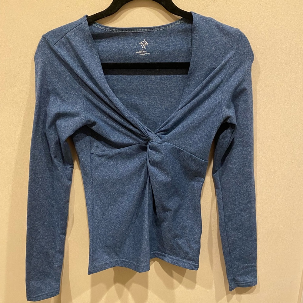 PrAna Blue long sleeve top